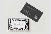 Floral Business Card Template Canva, a Business Card Template by LePosey Studio (Thumbnail 3 of 7)