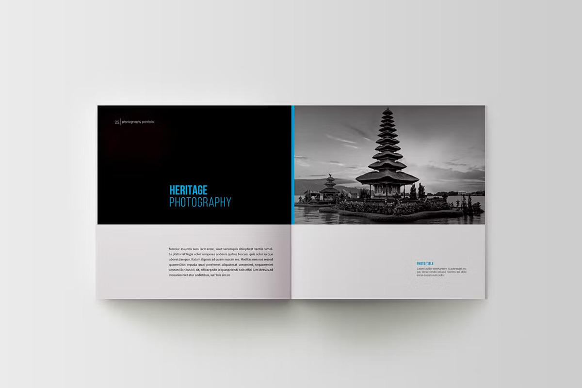 Photography Portfolio Template, a Brochure Template by adekfotografia (Photo 6 of 10)