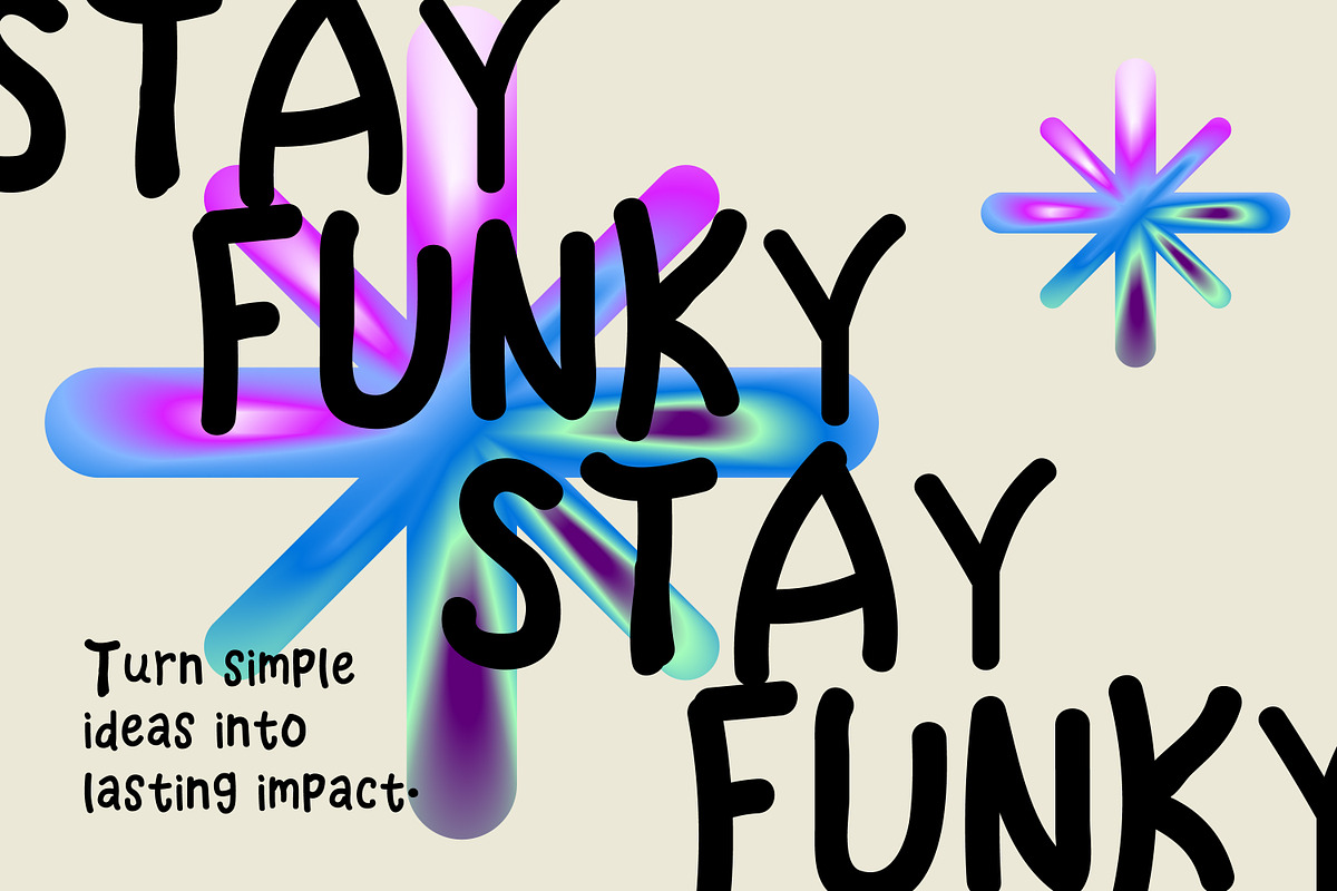FunkyBlast – Playful Display Font, a Handwritten Font by Artisan Vibes (Photo 8 of 10)