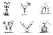 Coquette New Year's Clipart, an Illustration by designcity5 (Thumbnail 2 of 5)