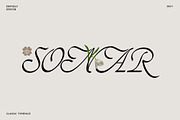 ED - Sonar Typeface, a Script Font by Emyself Design (Thumbnail 1 of 12)
