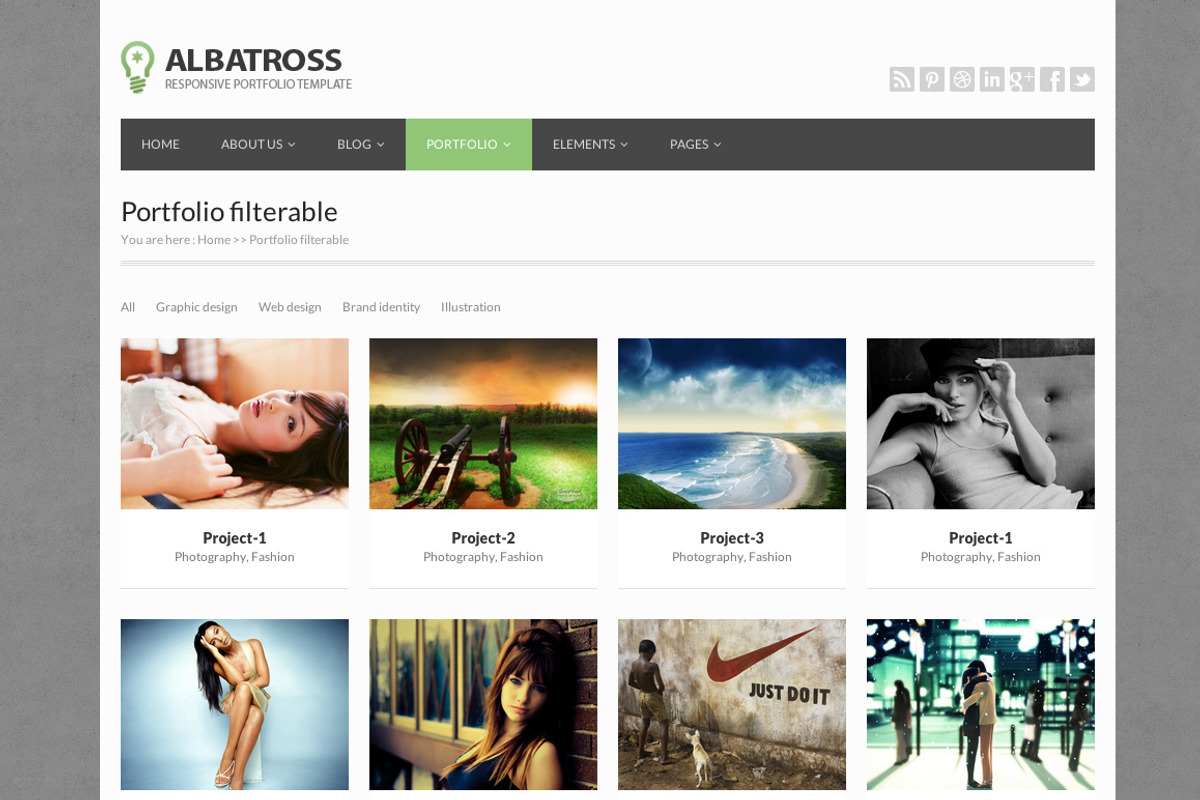 Albatross HTML template (Bootstrap), a Websites & App Template by Jinson (Photo 3 of 5)