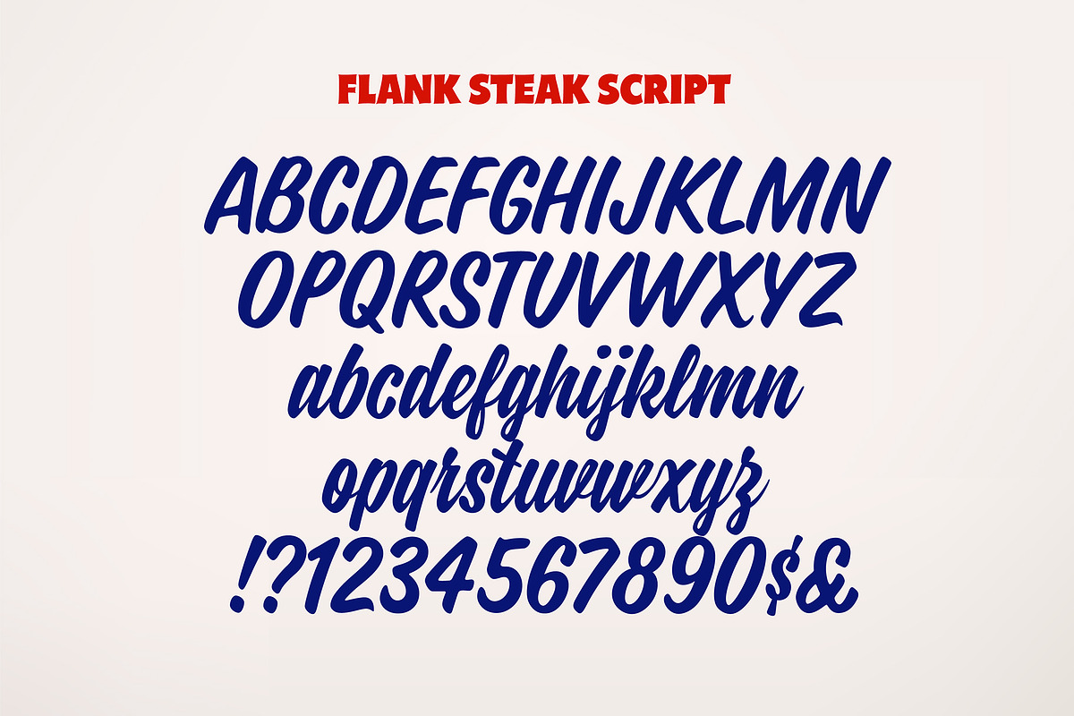 Flank Steak Font Duo, a Sans Serif Font by Mysterylab Designs (Photo 6 of 10)