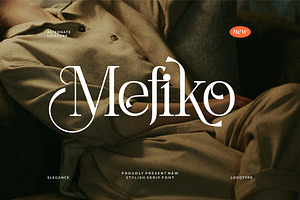 Mefiko || Elegant Stylish Serif Font