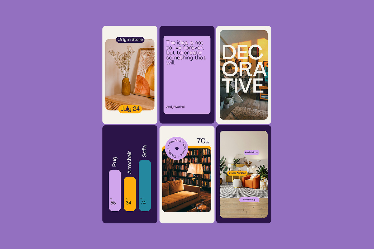 Furniture & Interior Post Bundle, a Social Media Template by Wolf Theory Studio (Photo 6 of 12)