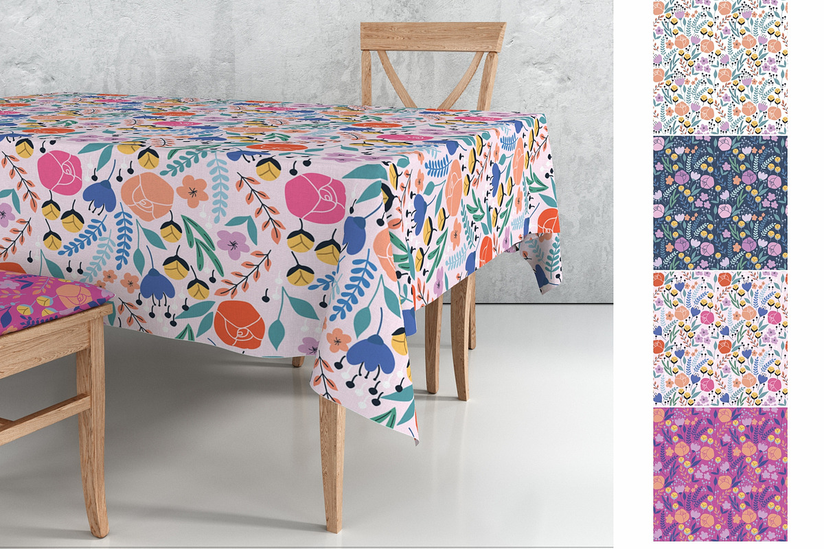 Spring Flowers Patterns, a Pattern Graphic by Anel_S (Photo 4 of 6)
