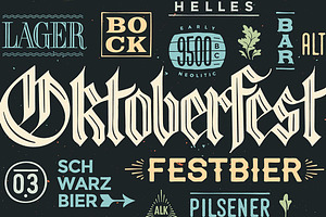 Oktoberfest Beer Festival, a Food Illustration by Foxys Graphic