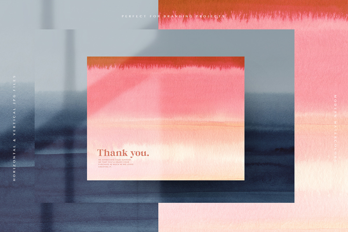 Modern Watercolor Backgrounds, a Texture Graphic by Basia Stryjecka (Photo 4 of 12)