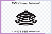 Dessert and Cake Icons Set, a Solid Icon by Designfour (Thumbnail 5 of 6)