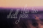 Celestial Grief, a Script Font by Lilithcollageart (Thumbnail 8 of 8)