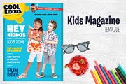 Kids Magazine Template, a Magazine Template by Red Cactus Creative (Thumbnail 1 of 18)