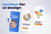 Graphic Design Tools 3D Icon Set, an Object 3D Model by Illustraly Design (Thumbnail 5 of 8)