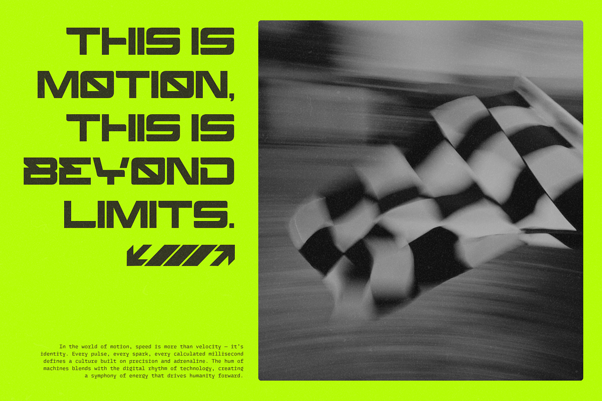 Hyper Sport - Racing Logo Font, a Sans Serif Font by Nirmana Visual (Photo 5 of 17)