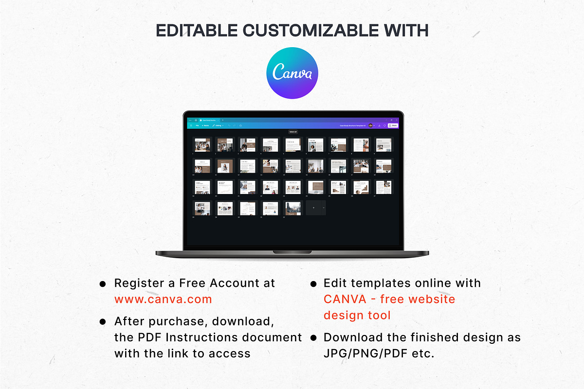 Case Study Brochure Canva Template 3, a Brochure Template by Miyaji75 (Photo 9 of 10)