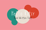 Hand Written Font - Hello Kitsy, a Sans Serif Font by Collapse Std. (Thumbnail 1 of 7)