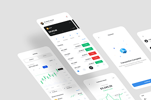 Cube - Crypto App UI Kit