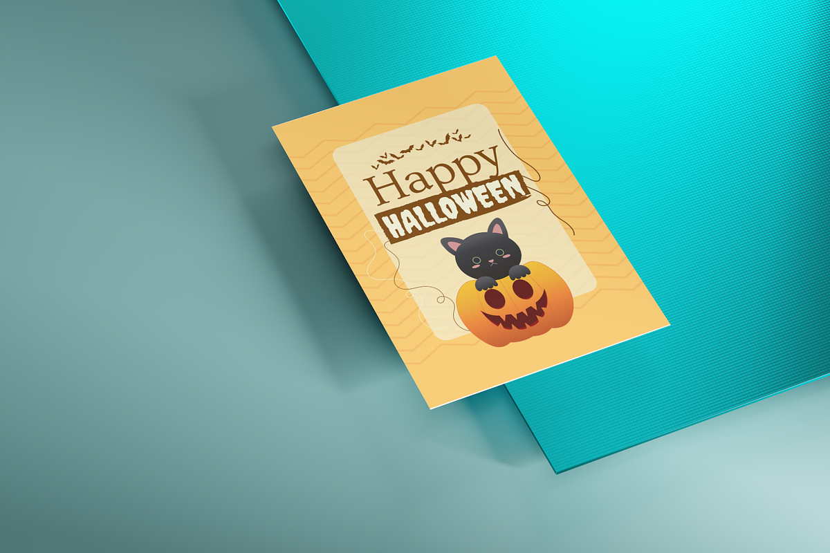 Halloween Cats - 6, an Animal Illustration by Raafeya's Crafts (Photo 2 of 7)