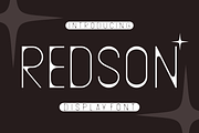 Redson - Display Font, a Sans Serif Font by lelevien (Thumbnail 1 of 4)