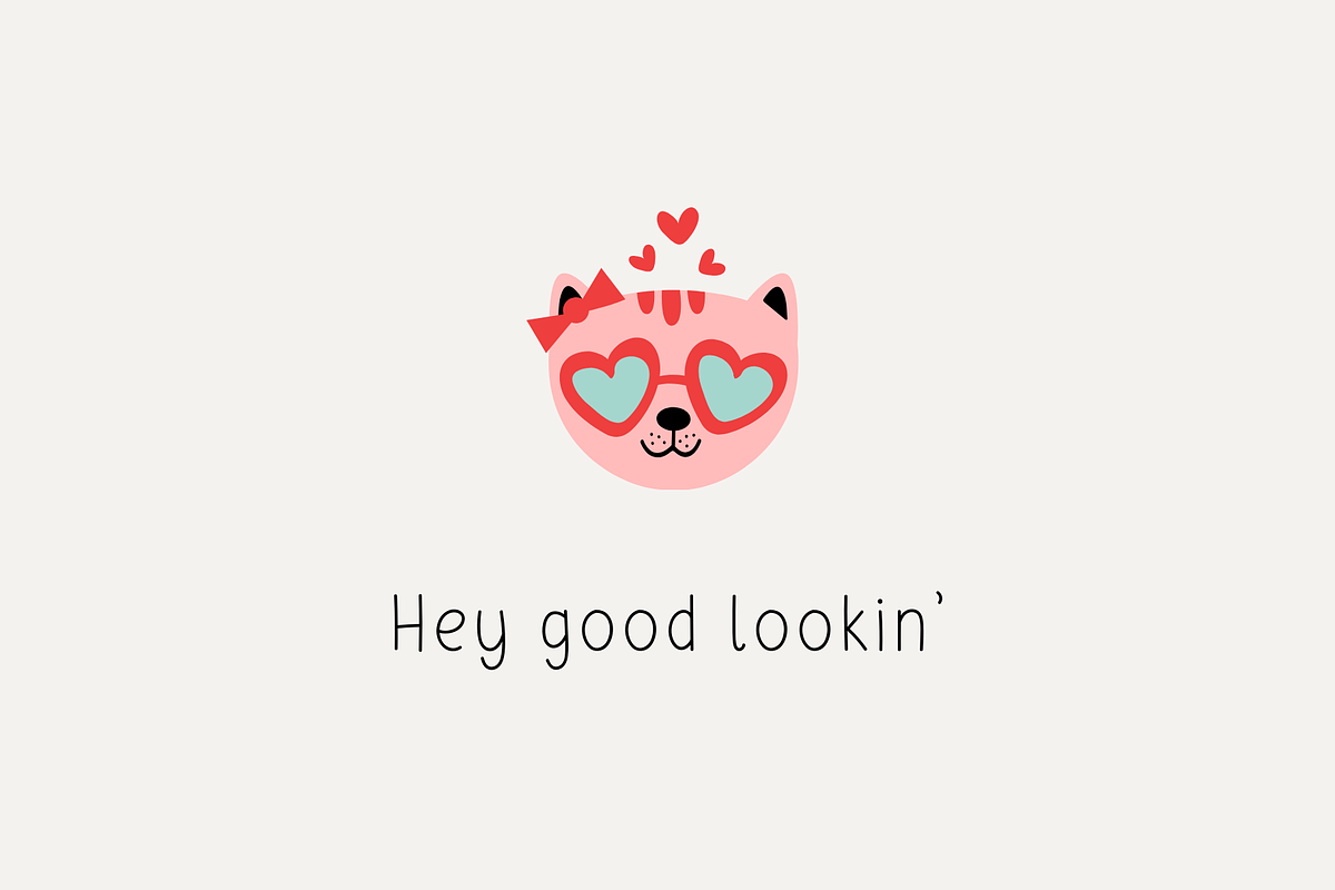 Raccoon Cute Handwritten Font, a Handwritten Font by Sofia Skoog (Photo 6 of 10)
