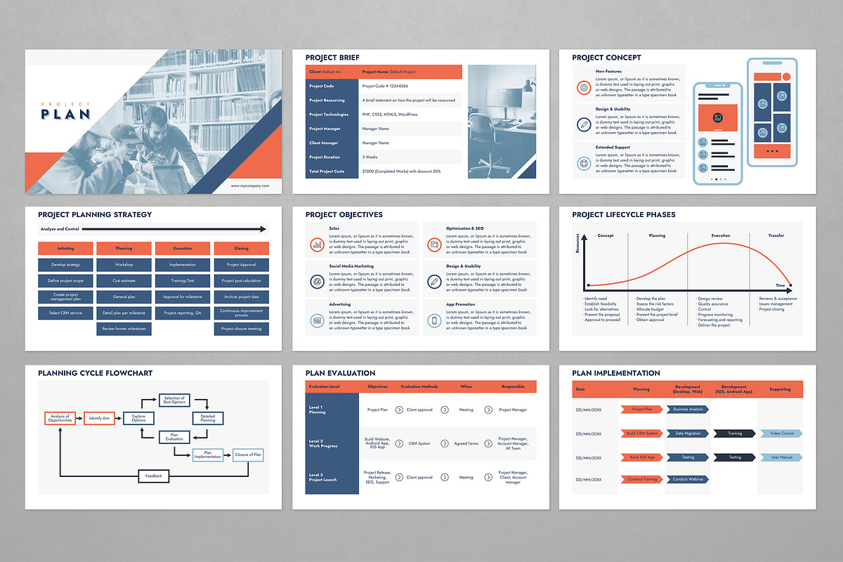 Project Plan Presentation, a Presentation Template by JetzTemplates (Photo 2 of 4)