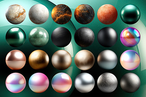 100 Spheres - High-res PNGs Vol.2