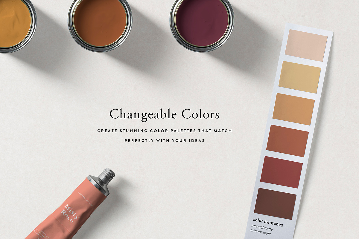 Material Moodboard Scene Creator, a Product Mockup by Ruby&Heart Collective (Photo 13 of 20)