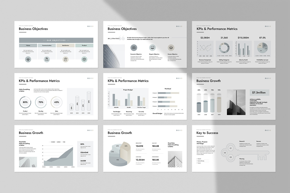 Business Strategy Presentation, a Presentation Template by GoldenPixelStudio (Photo 9 of 28)
