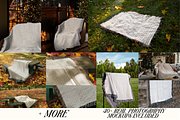 BEST SELLERS BUNDLE - Woven Blanket, a Household Mockup by VisualGrid (Thumbnail 10 of 13)