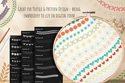 Procreate Embroidery,Stitch Brushes, a Brushes & More by HopeArtIllustration (Thumbnail 4 of 6)