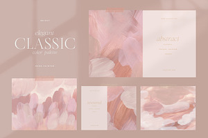 September Blush Abstract Backgrounds