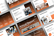 Annual Report Presentation Template, a Presentation Template by MightyDesign (Thumbnail 1 of 7)