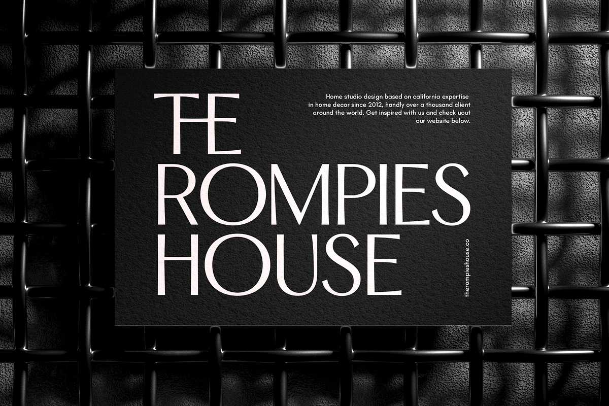 Ohio Symphonies Minimalist Sans, a Sans Serif Font by Viswell (Photo 8 of 11)