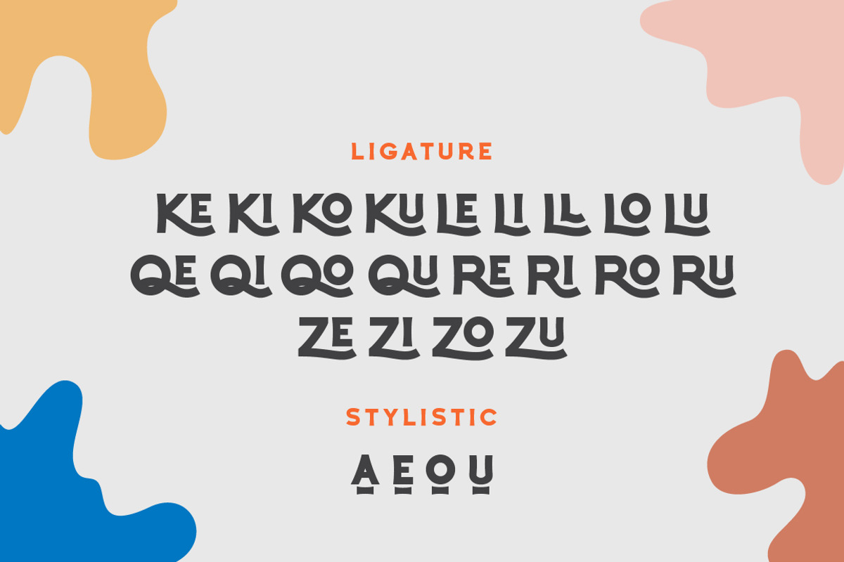 Bronill – Playful Display Typeface, a Sans Serif Font by Typebae (Photo 10 of 12)