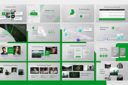 Green Glass PowerPoint Template, a Presentation Template by Brandearth RRGraph (Thumbnail 3 of 7)