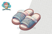 Slippers Clipart Collection, a Person Illustration by QM_ART (Thumbnail 3 of 12)