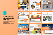 Construction Social Media, a Social Media Template by Sincerely Media (Thumbnail 1 of 9)