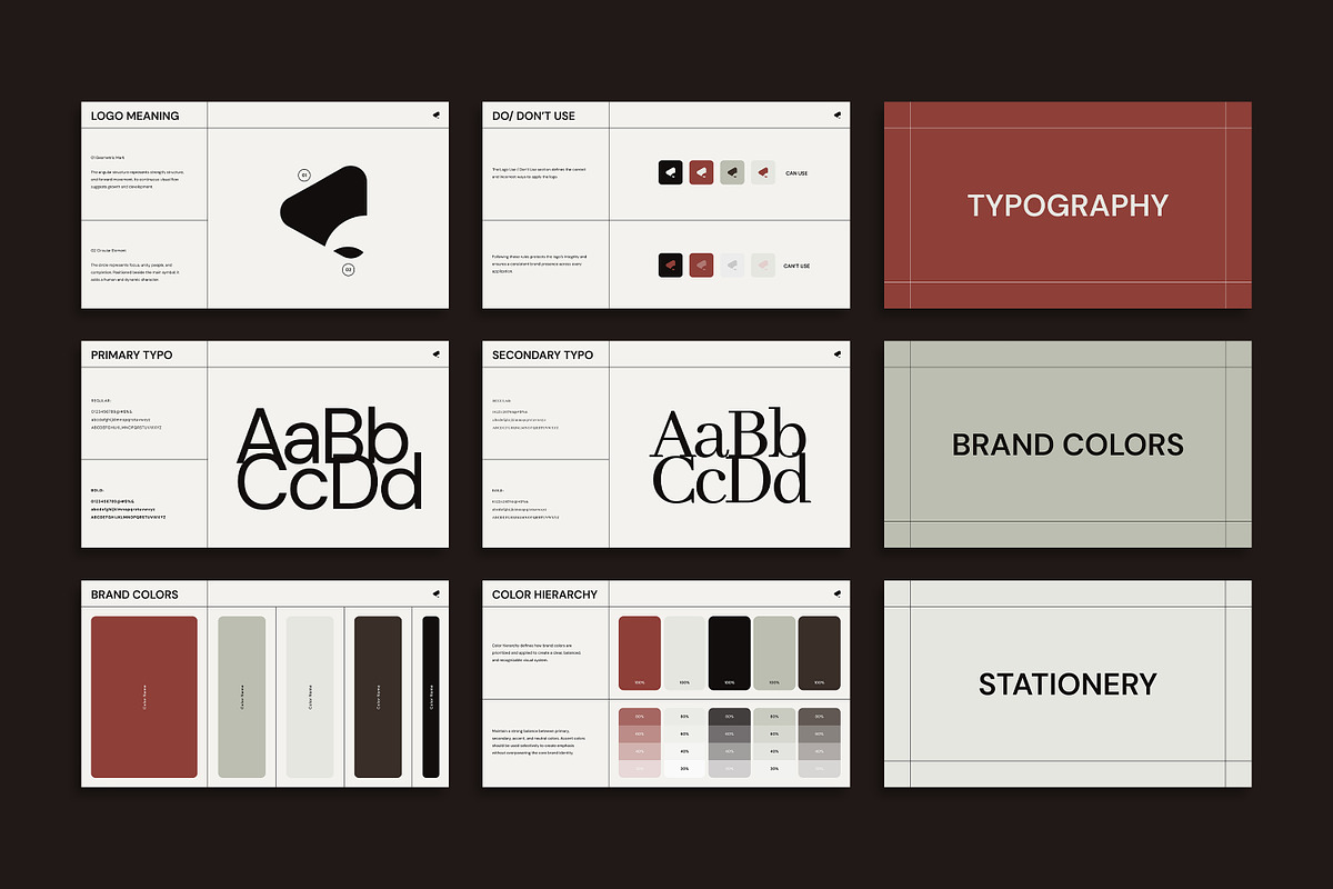 MINA | Brand Guideline Figma & Canva, a Branding & Logo Template by Artisan Vibes (Photo 9 of 11)