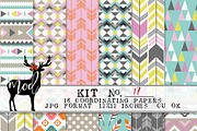 Background Paper Kit 17, a Pattern Graphic by Mod Paperie (Thumbnail 1 of 2)