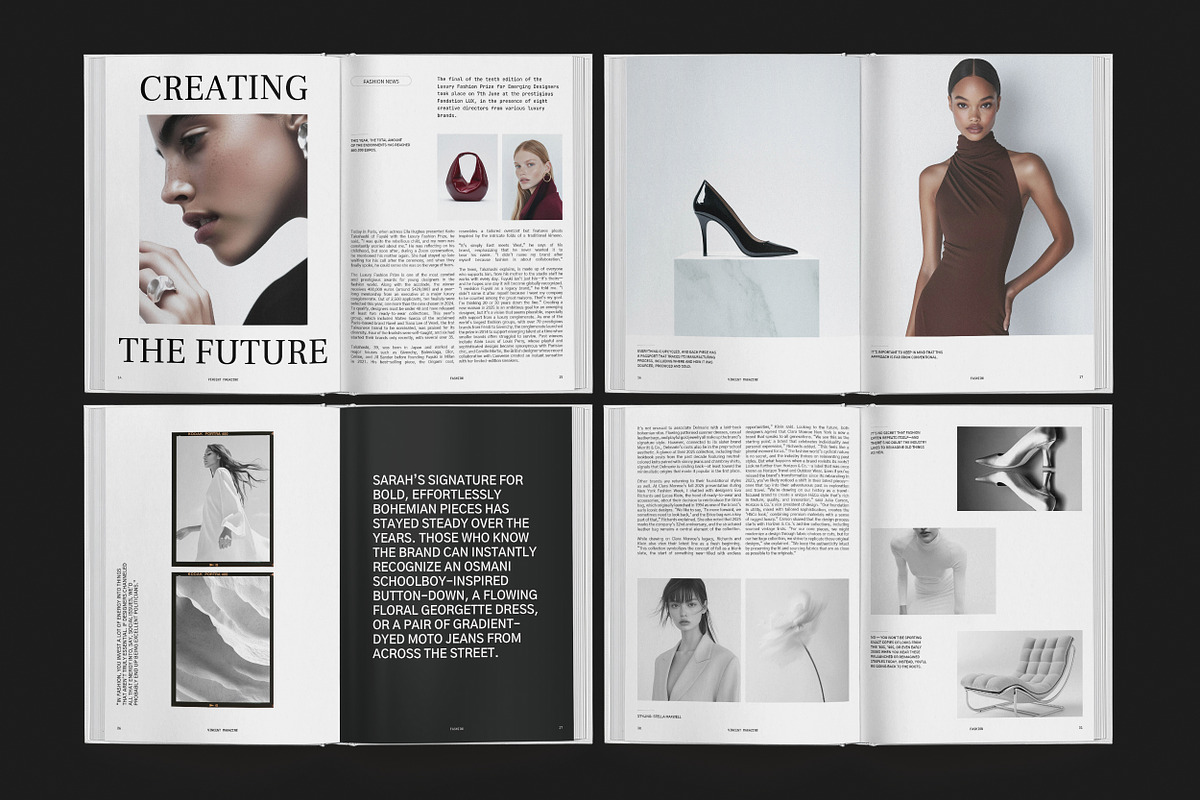VINCENT / Magazine Brochure Template, a Brochure Template by Studio Dara (Photo 6 of 13)