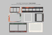 Vintage Film Strip Frame Overlay Tem, a Mockup by DesignerCandies (Thumbnail 12 of 13)