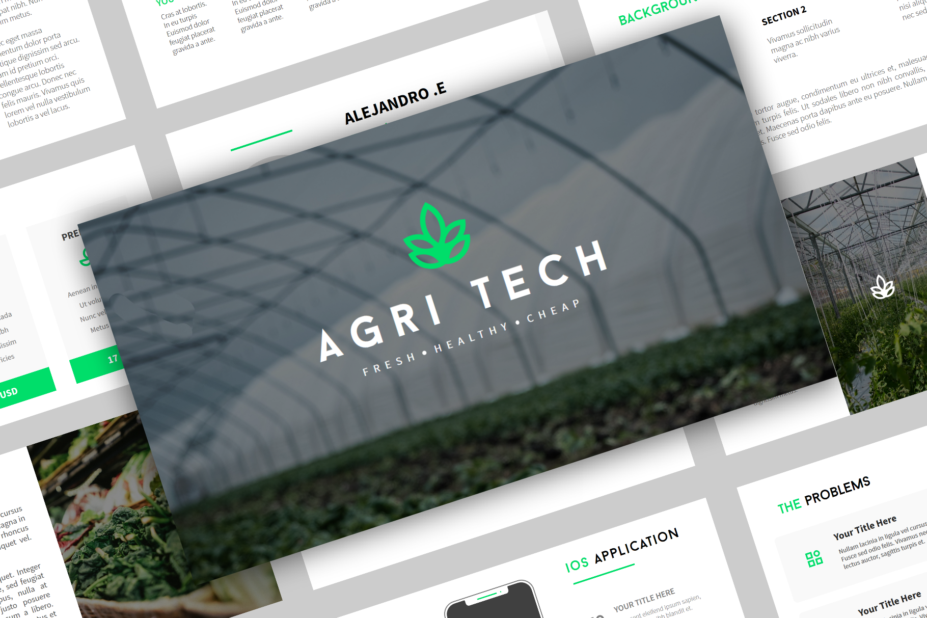 Agri Tech - Powerpoint Template, a Presentation Template by dream.space