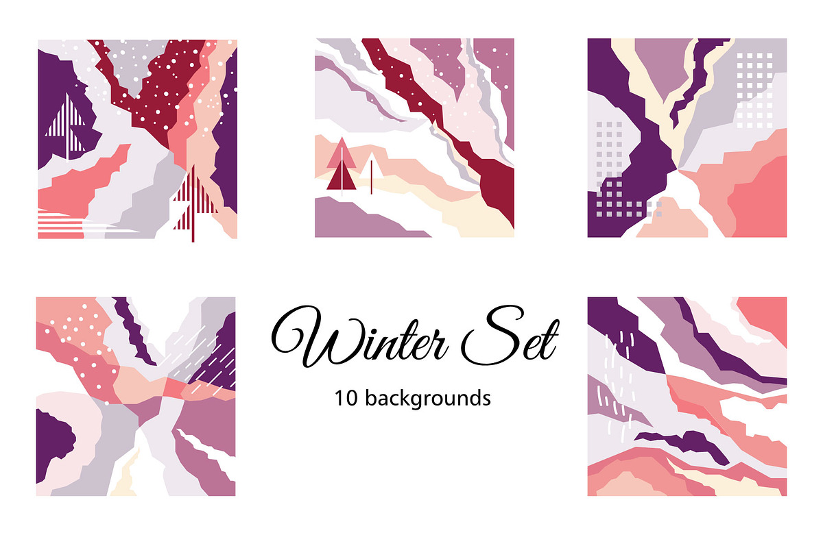 Winter Set, a Pattern Graphic by ItsDianaDesign (Photo 3 of 4)