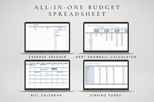 Digital Finance Spreadsheet Bundle