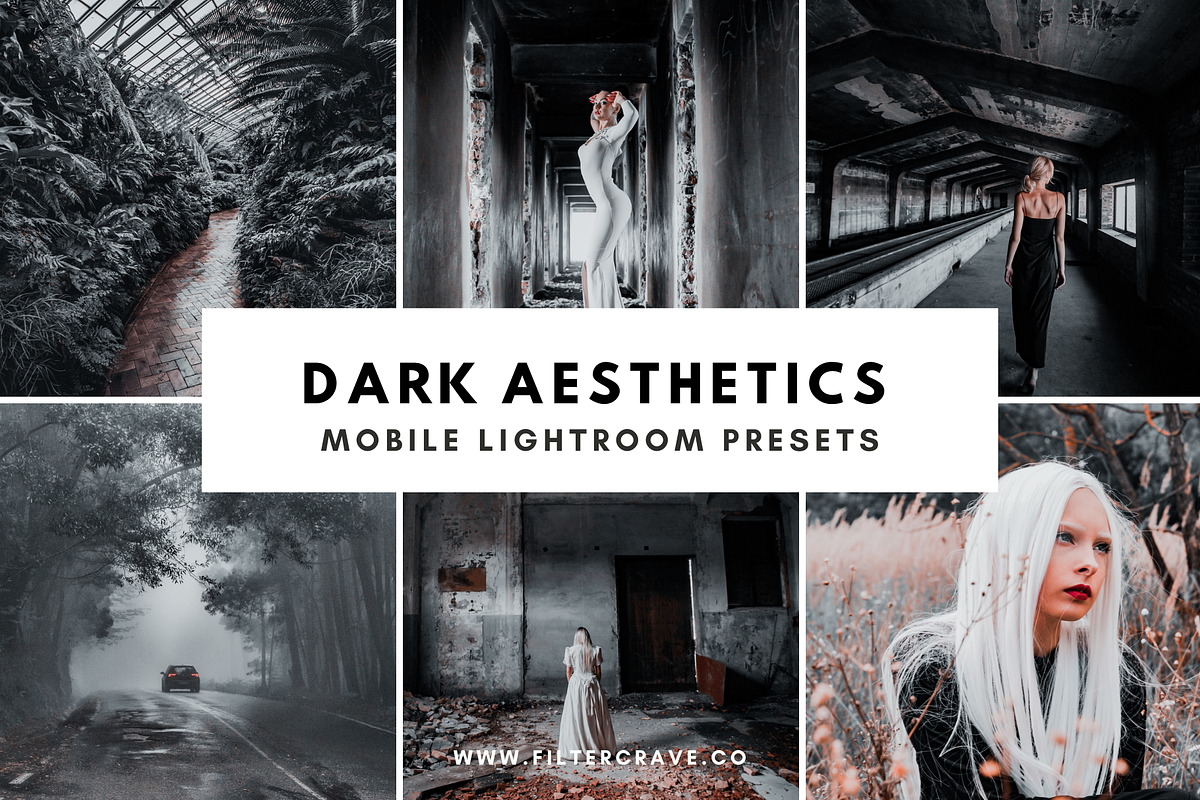 Dark Aesthetic Mobile Presets, a Plug-in Add-On by Filtercrave (Photo 1 of 11)