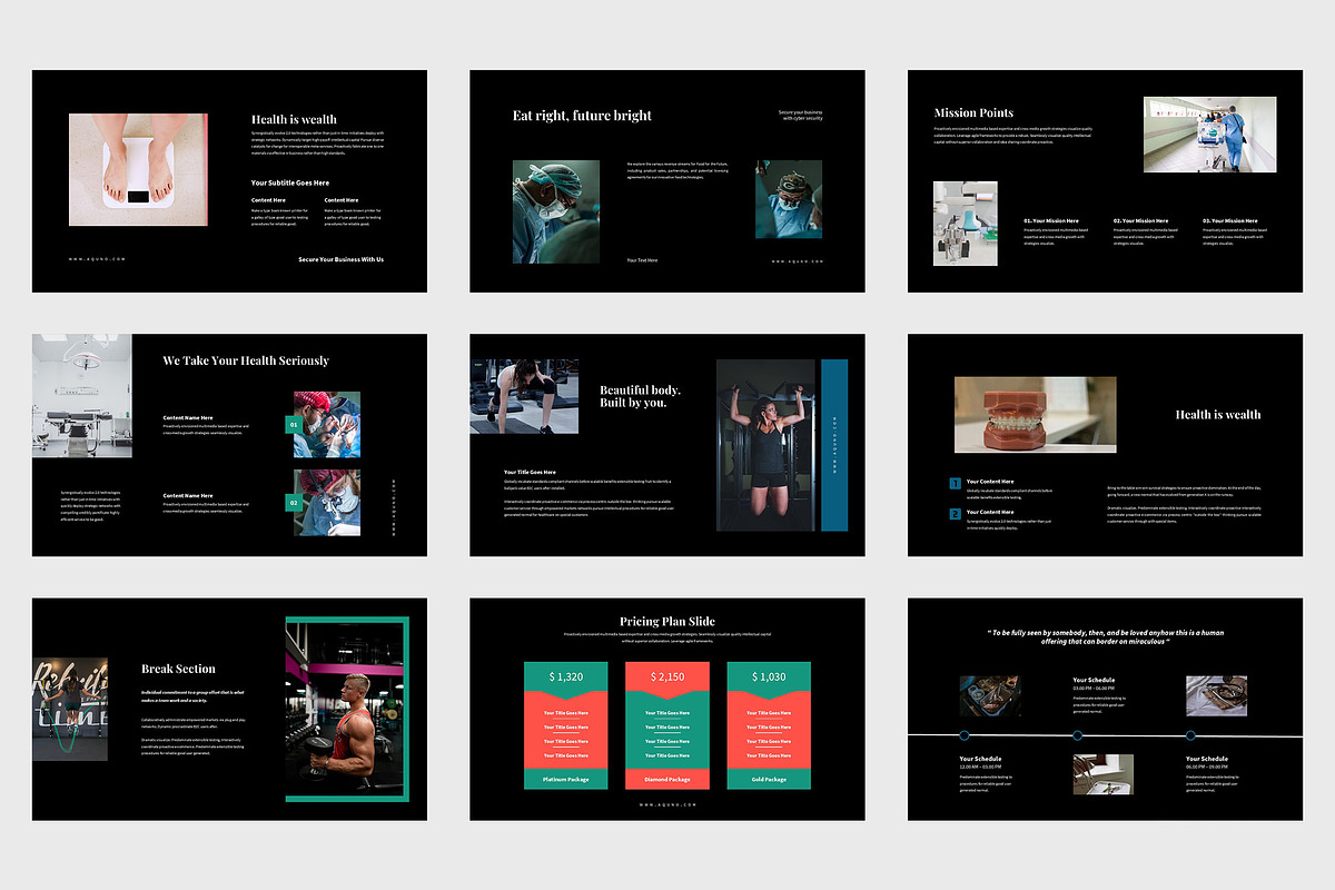 Aquno : Medical Google Slides, a Presentation Template by Punkl Camp (Photo 7 of 9)