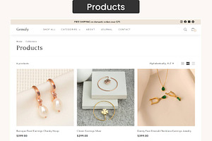 Gemify Jewelry Shopify Theme