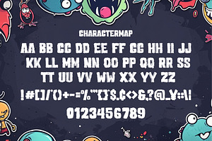 Monster Darknes - Display Font