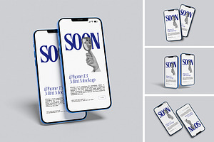 Iphone 13 Mini Mockup, an iPhone Mockup by swsi-studio