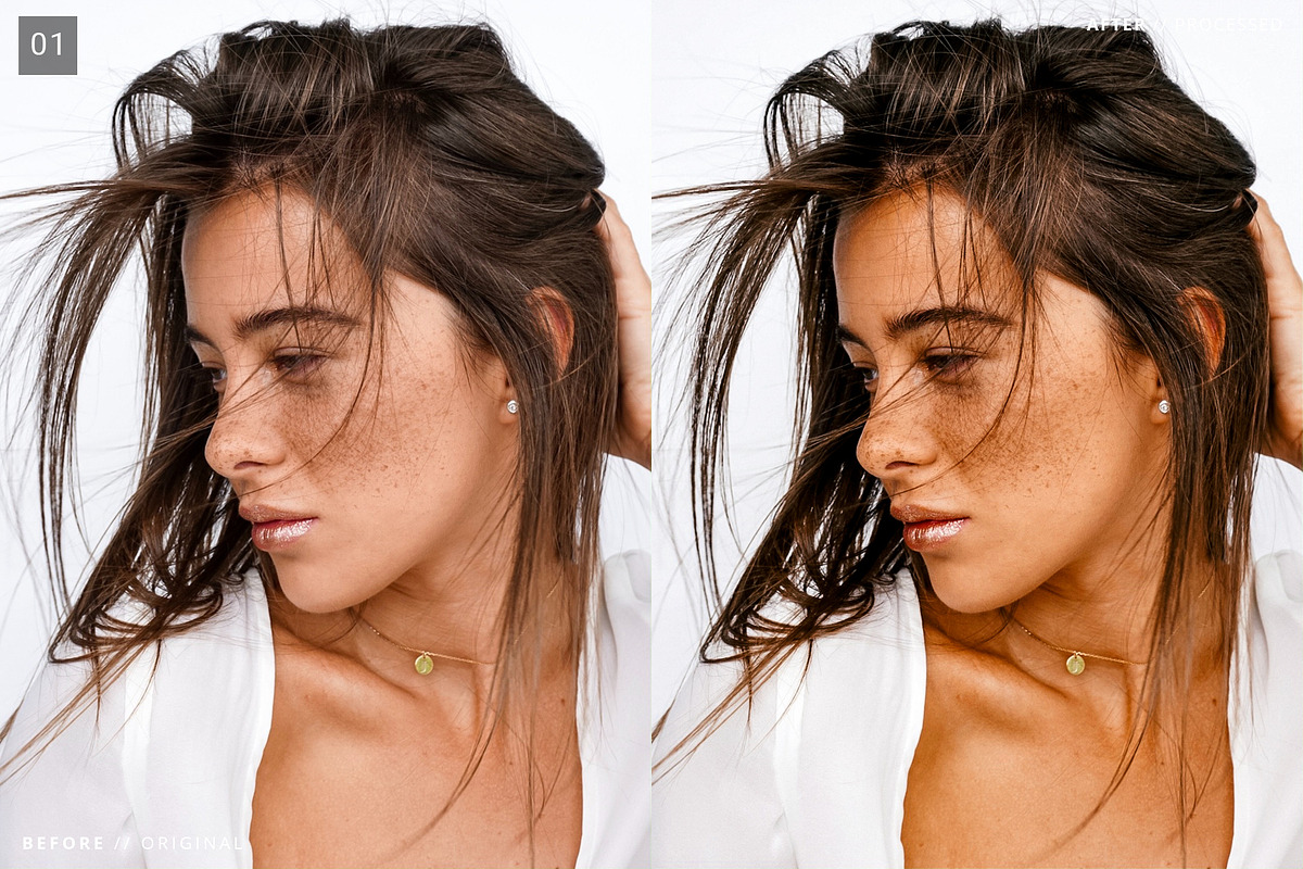 9 Essential Portrait LR Presets, an Action Add-On by Edito (Photo 2 of 10)
