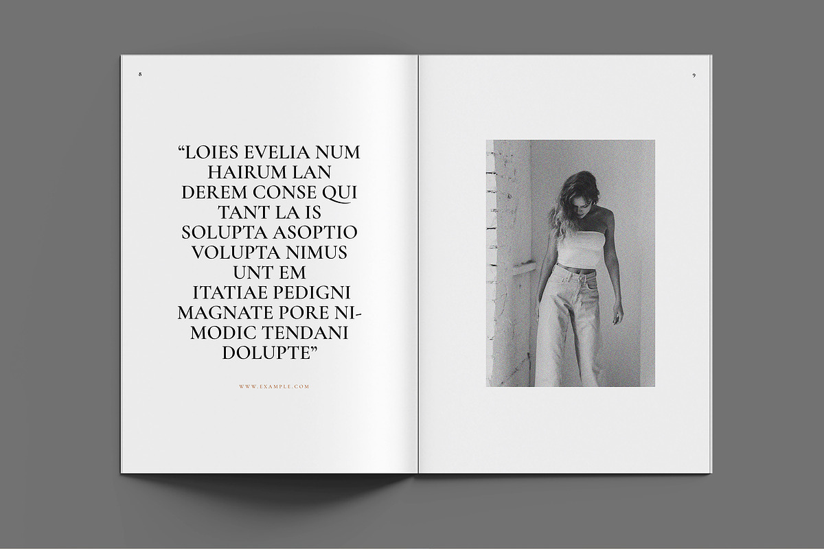 Book Title Layout Design Template, a Magazine Template by ElvinPrint (Photo 5 of 17)